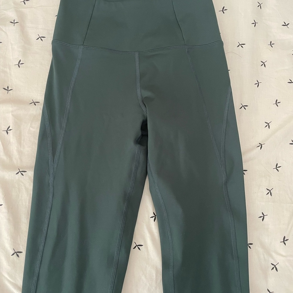 Girlfriend Collective Deep Teal Leggings